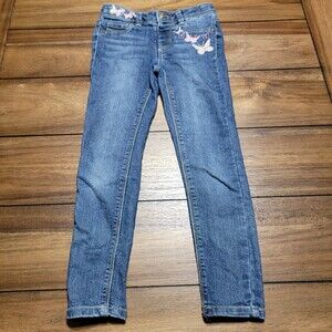 Squeeze Demin Girls Jeans Embroidered Butterflies - Size 6